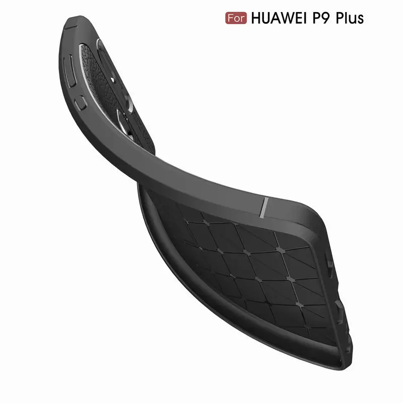 

HuaWei P9 Case Retro texture luxury leather Anti-fall protection Back Cover For HuaWei P9 P9 Plus Soft Silicone frame Case Cover