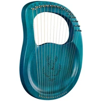 cega lyre harp16 strings harp mahogany lyre harpportable stable sound quality harp for instrument lovers beginners