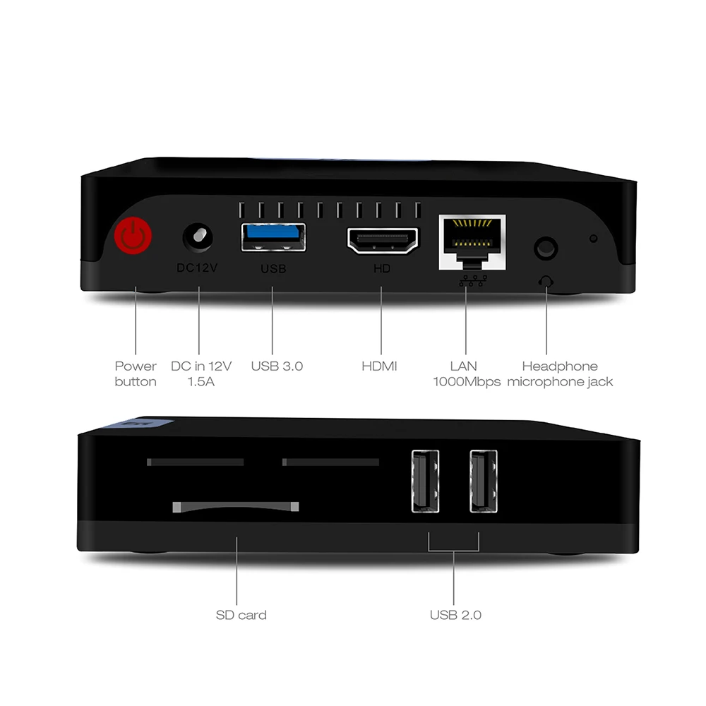 Мини ПК X5 двойной загрузки ОС четырехъядерный Windows 10 Android 5 1 мини Intel Atom Z8350 Bluetooth 4 0