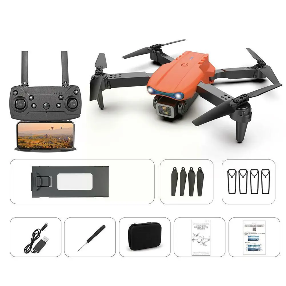 Черный Дрон с двойной камерой 3e99pro для аэрофотосъемки дистанционным управлением