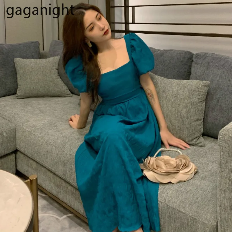 Gaganight модное женское летнее длинное платье с коротким рукавом облегающее