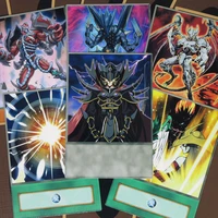 16pcsset gx evil hero anime style cards dark jaden yuki token fiend monsters ygopro evil king judai yugioh half frosted orica
