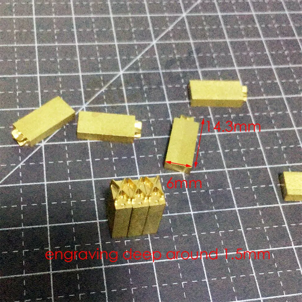 RCIDOS-letras estampadas de aluminio para grabado CNC, set de 195 unids/set, con caja y mango, apto para m&aacute;quina Movego-5
