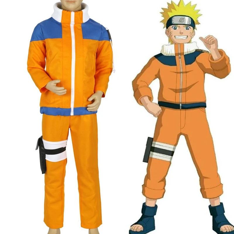 Костюм для косплевечерние ниндзя Haruto Shippuden удзумаки Детский костюм мальчиков