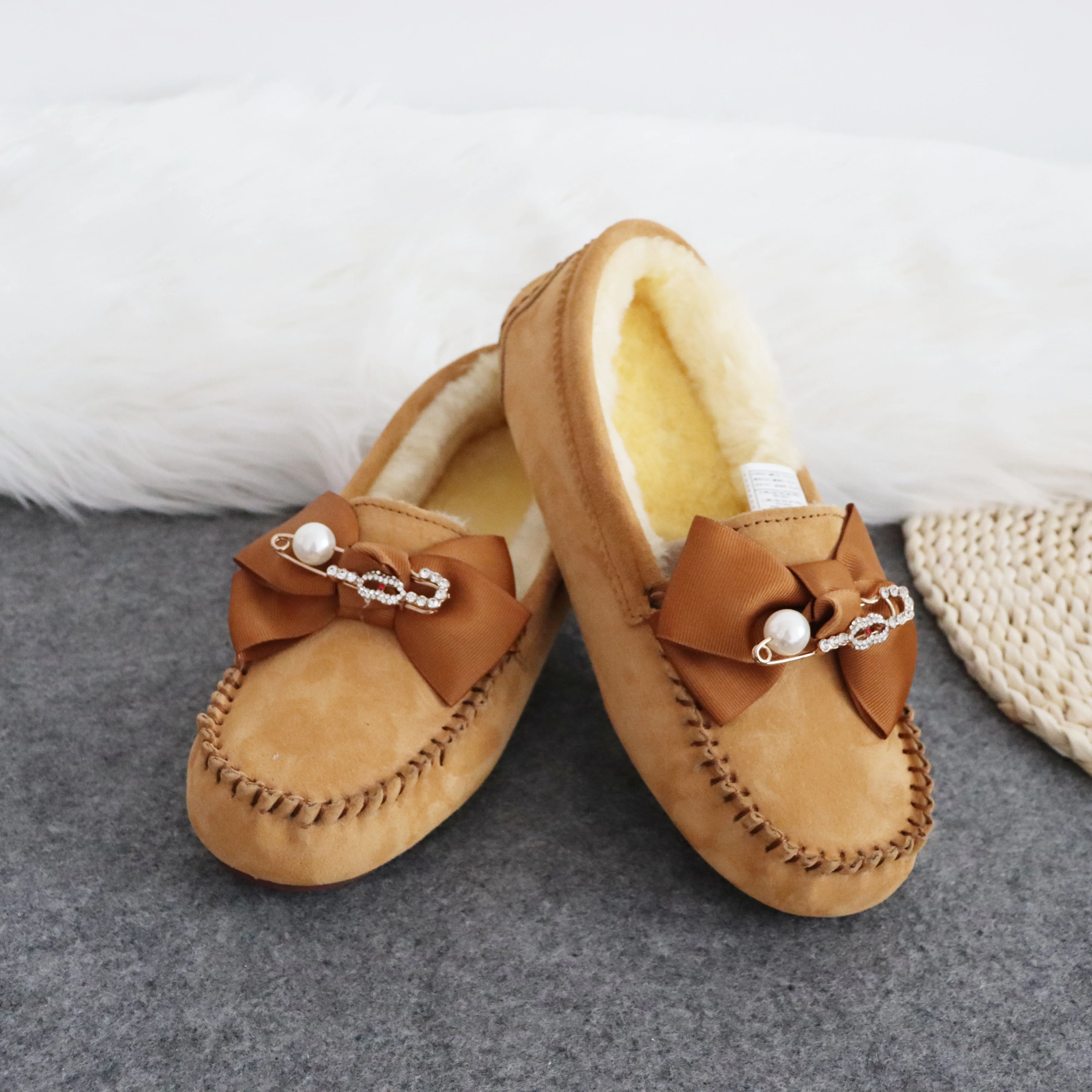 Ботинки женские зимние из натуральной кожи с шерстью | Обувь