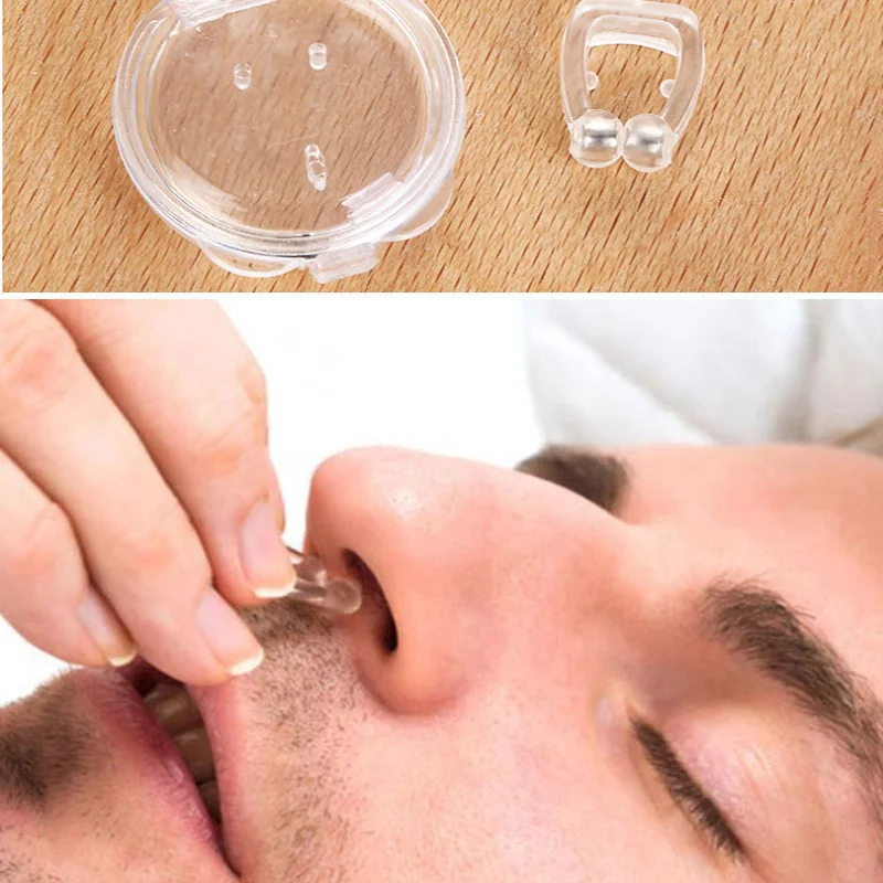 

Хорошая спальный силиконовый Магнитный решения Стоп храпа зажим для носа сон лоток аппарат для сна апноэ гвардии ночное видение устройства...