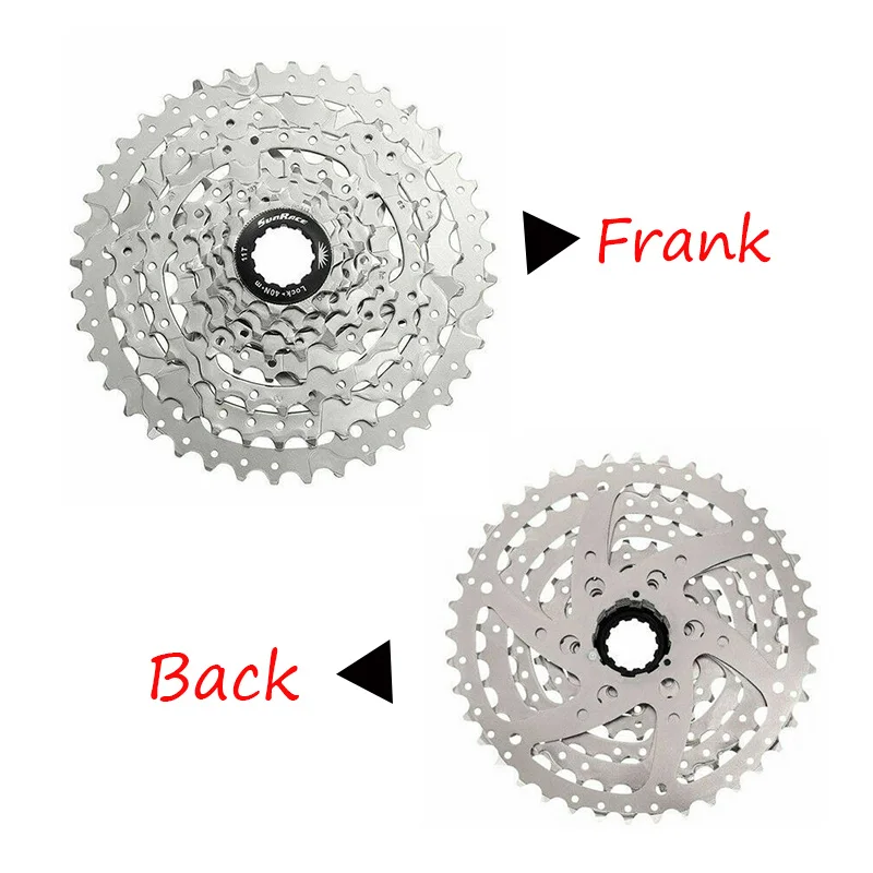 SUNRACE 8 Speed Cassette 11-40T/42T Wide Ratio Freewheel MTB Bicycle Flywheel Sprocket Mountain Bike Parts | Спорт и развлечения