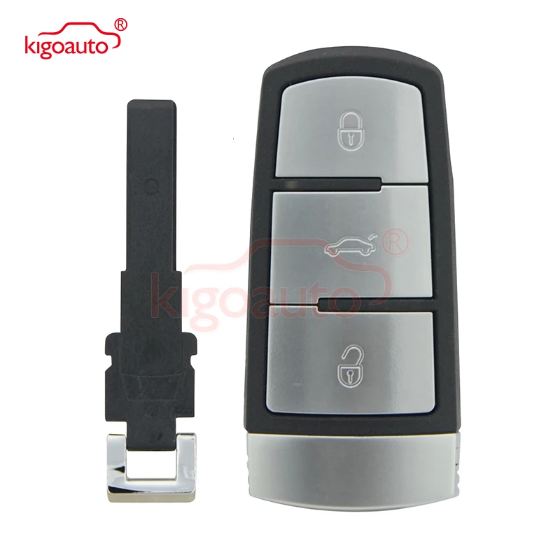 Kigoauto чехол для ключа автомобиля без ключа для VW Volkswagen Magotan Passat CC 2005-2010 3C0 959 752BA 3 кнопки