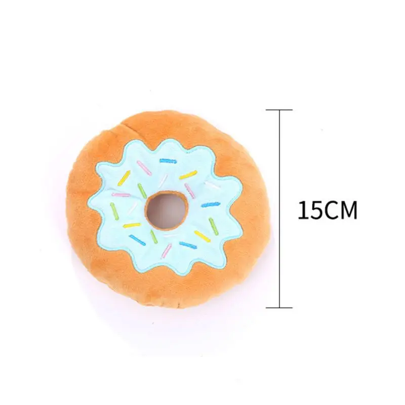 Плюшевый мягкий пончик Пончик еда задняя подушка седло набор плюшевых игрушек