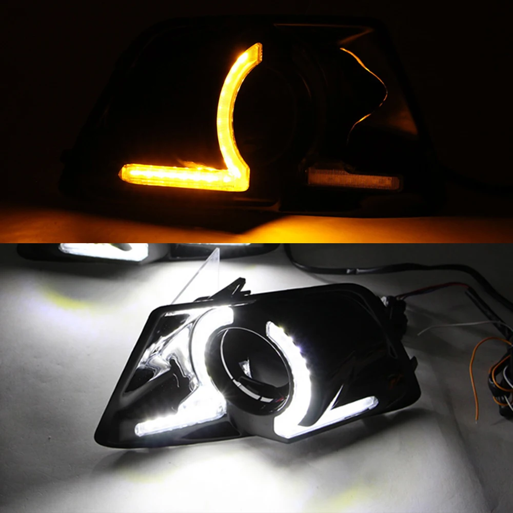 CSCSNL 1 комплект светодиодный ные дневные ходовые огни DRL для Ford Ecosport 2013 2014 2015 2016 с 12