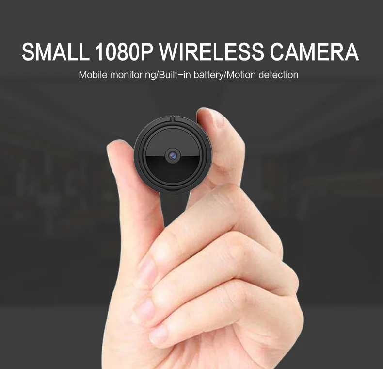 Мини Full HD 1080P беспроводная Wi-Fi домашняя камера безопасности с дистанционным управлением, микро камера для спорта, DVR DV, обнаружение движения, маленькая камера P2P IP/