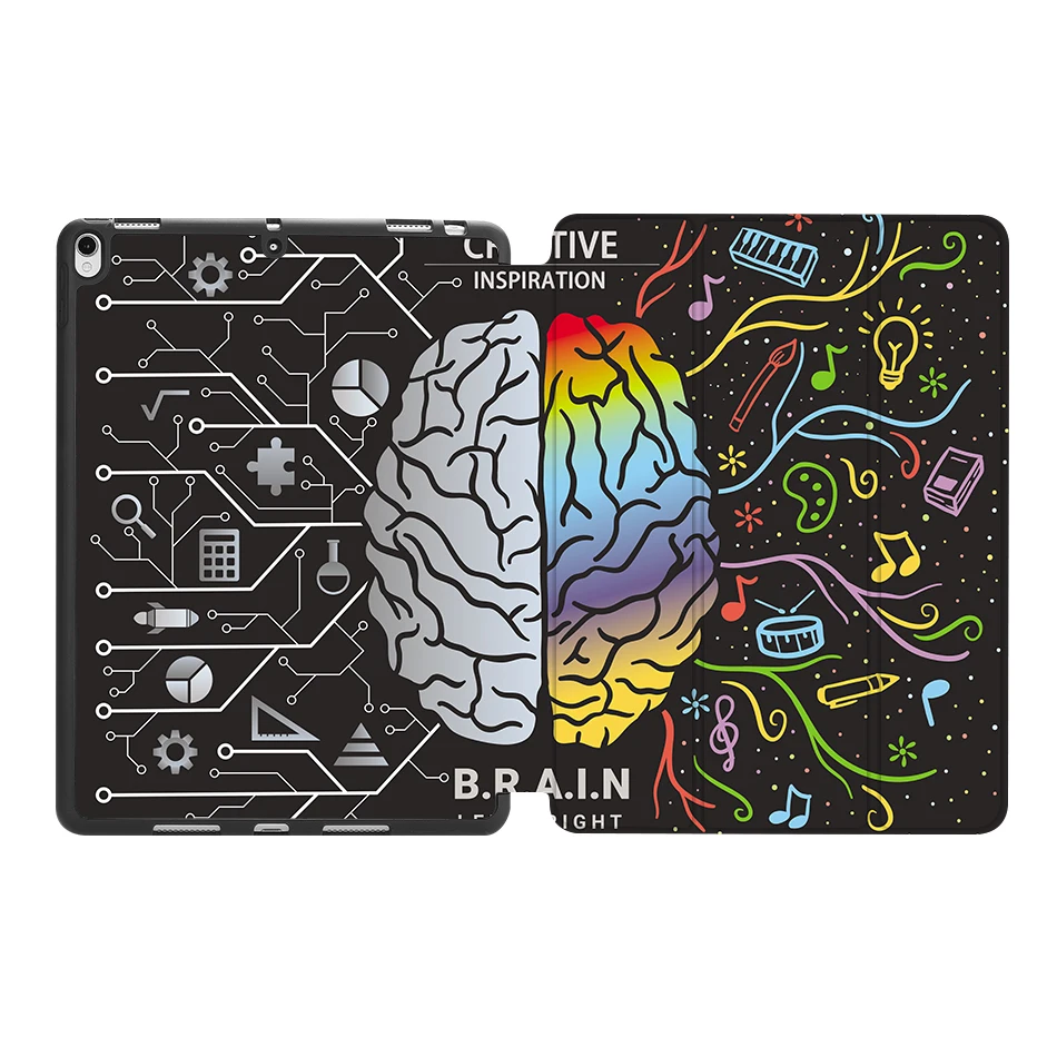 IPBC13 MTT Brain чехол с граффити для iPad Pro 10,5 дюймов Мягкий ТПУ задняя крышка из искусственной кожи складной смарт-чехол для iPad Air 10,5 '' чехол для планшета - Цвет: IPBC13