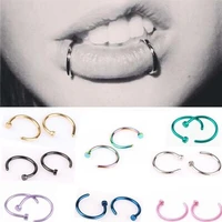 nose nail stainless steel nose nail c type hypoallergenic nose nail european and american nose rings piercing jewelry nose ring