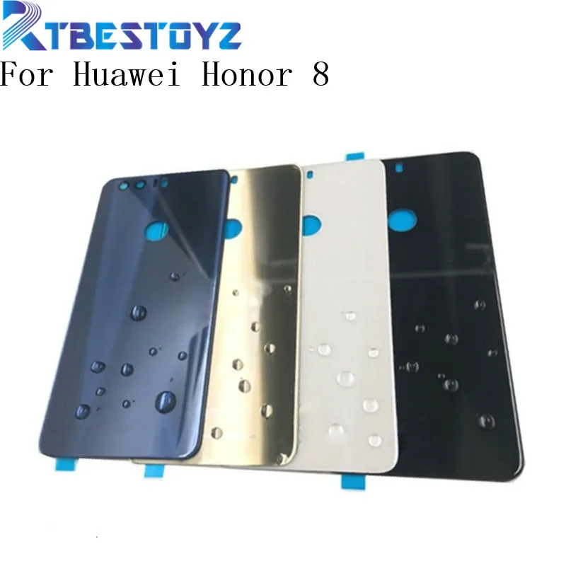 Задняя крышка батарейного отсека Honor 8 для Huawei стеклянная с клейкой