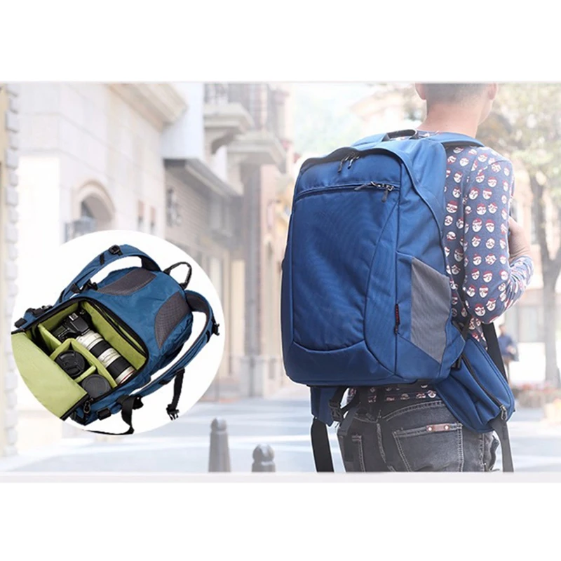 

CAREELL Photo Bag DSLR Camera Backpack Travel Camera Backpack Waterproof Bag Men Women Travel Backpack