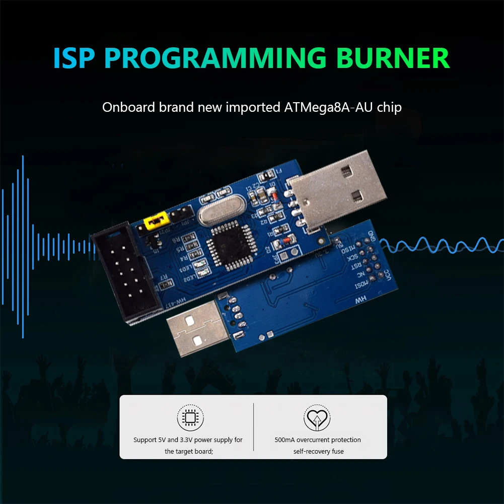 Φ 51 MCU линия загрузки USB ATMEGA8A AU поддержка Win 8 1/8/7/XP программирование детской