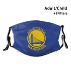 State - Golden многоразовая маска для лица с фильтрами, Золотой логотип для детей