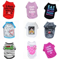 pet dog clothes for small dogs puppy pets clothing cute t shirt winter warm dog coat jacket vest letter printed ropa para perros
