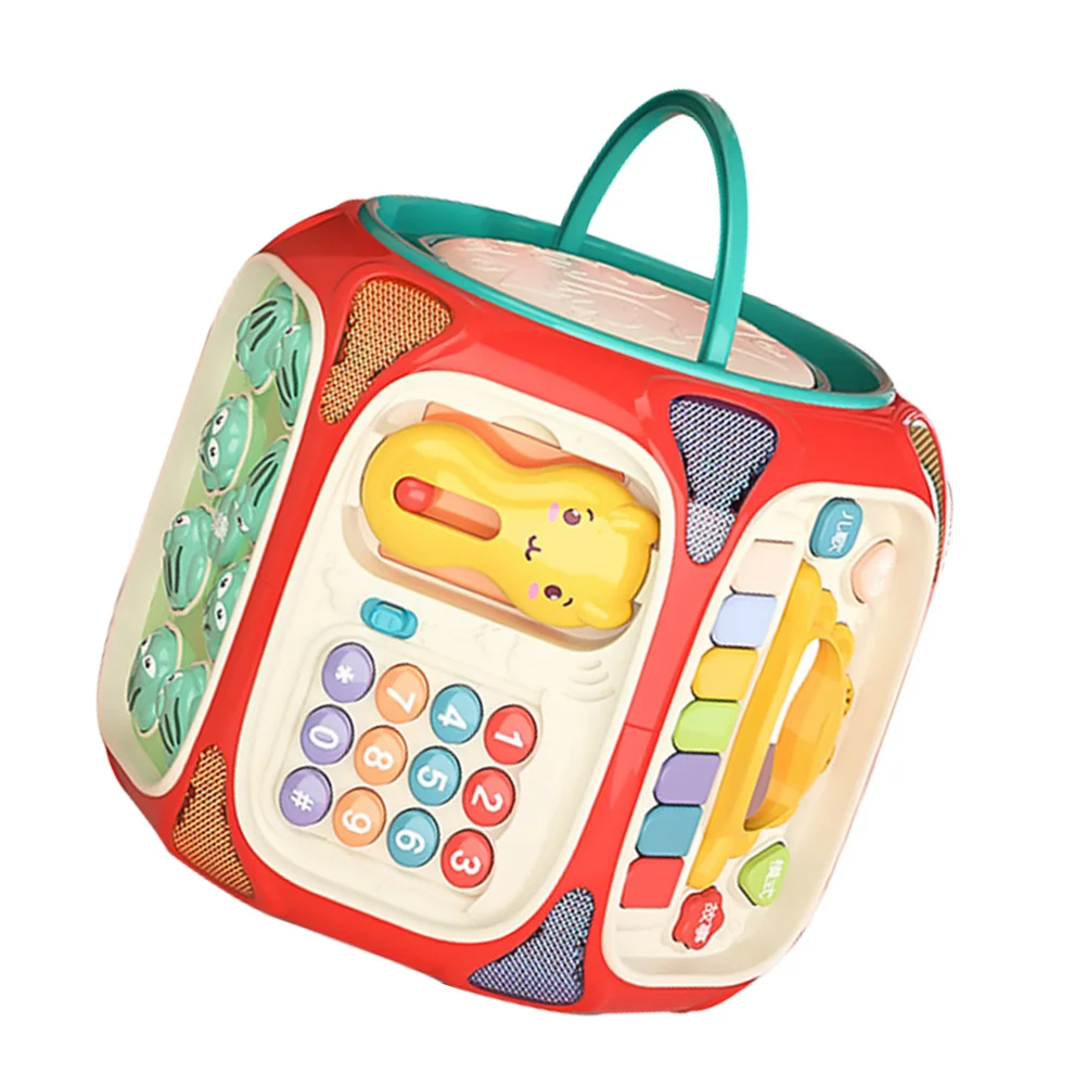 

1 шт. Образовательный детский Многофункциональный восьмисторонний ручной барабан