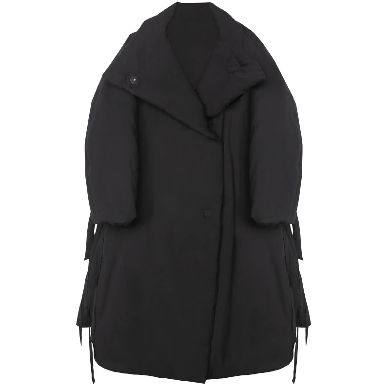 

Women Men Coats Down Cotton Long Thick Warm Jackets For Winter Goth Owen Dark Women Coats Brand Men Clothing Japan style Brand