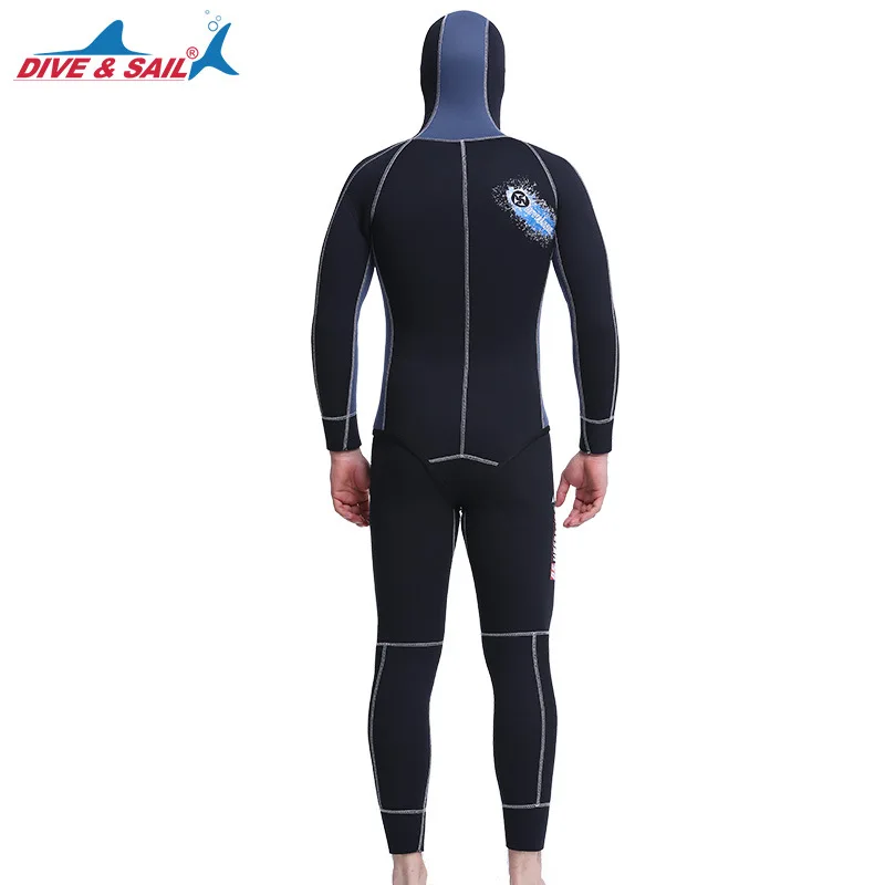 Гидрокостюм для дайвинга 5 мм из 2 предметов неопреновый костюм подводного