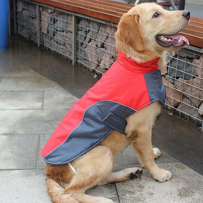 Зимнее пальто для собак теплая водонепроницаемая куртка щенков жилетка одежда