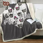 Постельное белье, плюшевый мишка, покрывало, леопард, шерпа, флис, пледы, мультфильм, Розочка, плюшевое постельное белье, пара животных, кобертор 130  150