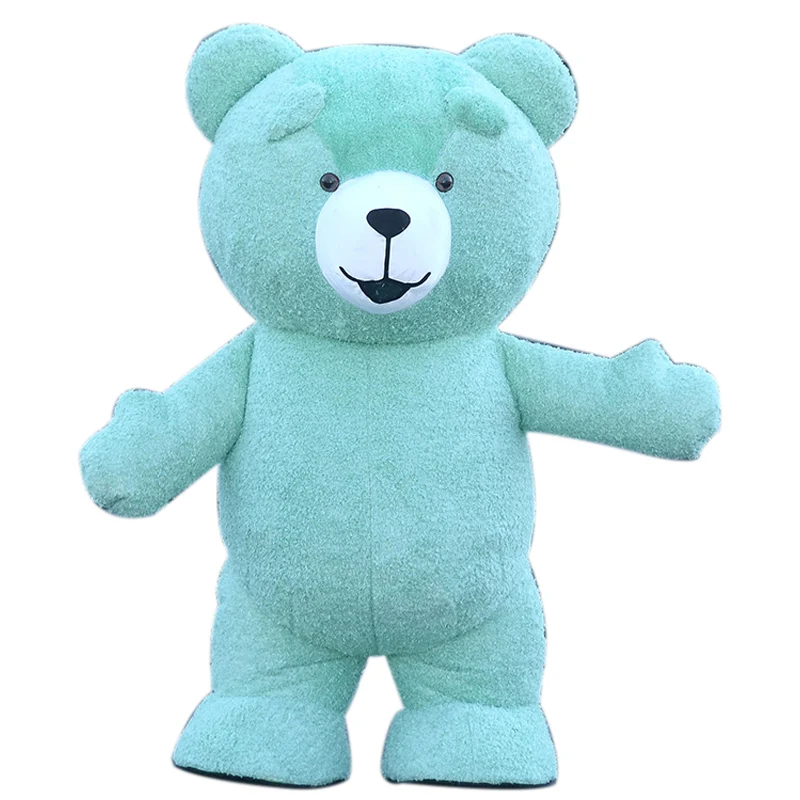 Надувной костюм-талисман медведя костюмы вечерние игры наряды одежда рекламный
