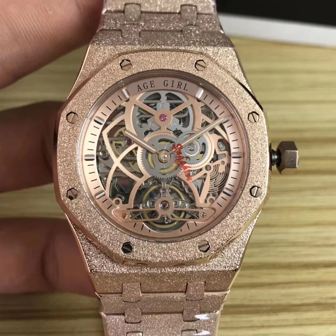 Новинка Классические Мужские автоматические механические часы из нержавеющей