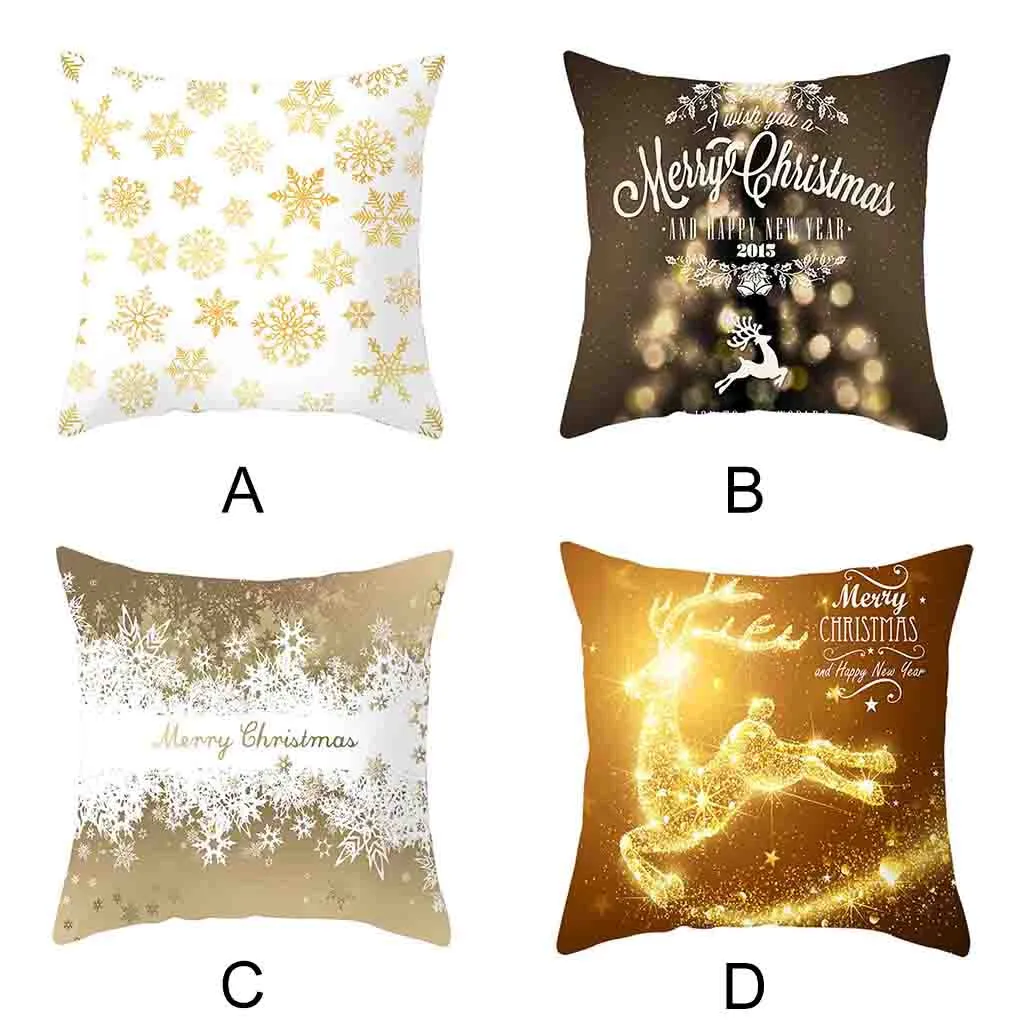 Рождественская наволочка креативный Рождественский чехол для подушки