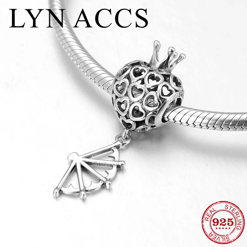 Красивые Подвески в виде сердца принцессы из стерлингового серебра 925 пробы с