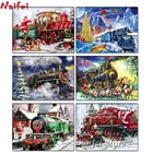 Поезд с надписью 