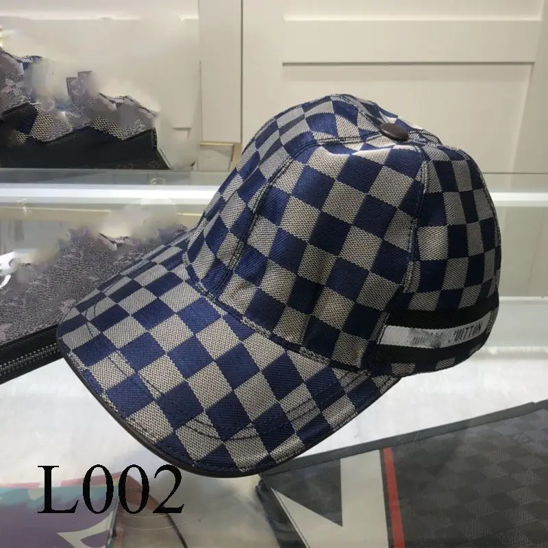 

L002 Classic baseball cap Popular retro hats in four seasons can be customized with lattice 1:1 opening molds 2021 new hot