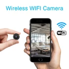 Мини 1080p Камера HD Беспроводная записывающая видеокамера ночного видения наблюдения наблюдение езопасности дома видеорегистратор обнаружения движения Wi-Fi микро Камера