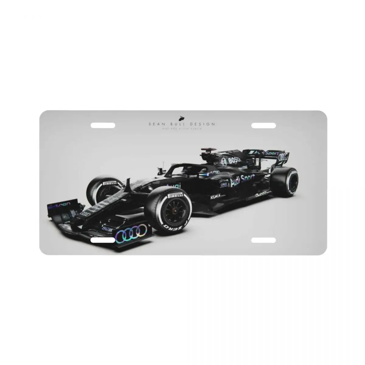 

Classic Formula 1 Car Club Bar Restaurant 6inX12in Metal car license plate decoration
