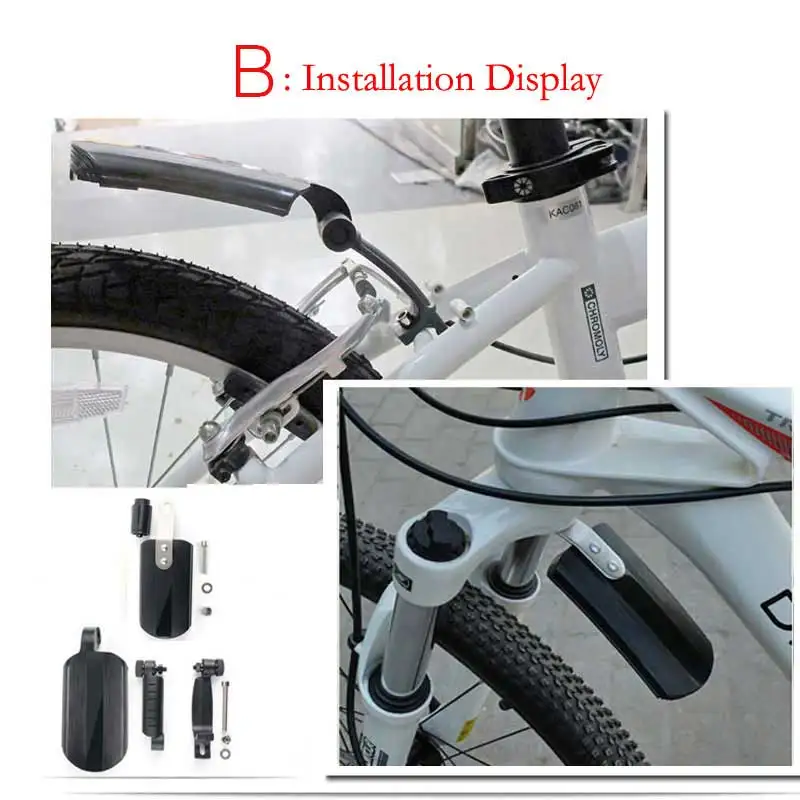 Выдвижное крыло ZTTO MTB для горного велосипеда переднее и заднее шоссейного от 14 до