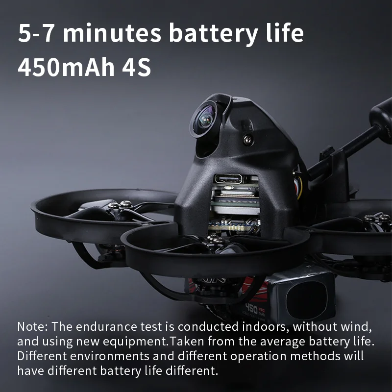 IFlight Alpha A85 Whoop FPV домашний Дрон BNF Caddx Liris 4k/Черепаха 1080p / SucceX-D F4 AIO/ Force 5 8G /XING-E 1204 4500KV