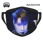 Многоразовая дизайнерская черная дышащая маска для рта Shinee Taemin Shinee Pookipsy