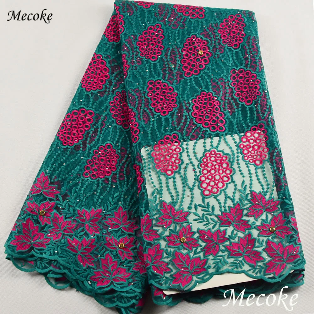 Новое поступление 2019 Африканское Сетчатое кружево с блестками французская