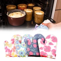 water proof anti scalding cotton liner double layer oven gloves for bar