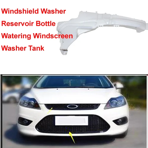 Windshield Washer Reservoir Bottle Watering Windscreen Washer Tank for Ford Focus Mk2 2005-2013