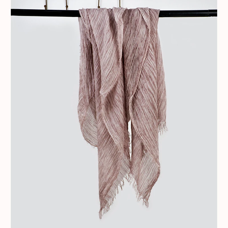 

High Quality Unisex Brand Striped Scarf Spring Autumn Warm Soft Scarves Women Fashion Shawls Cotton Tassel Scarves