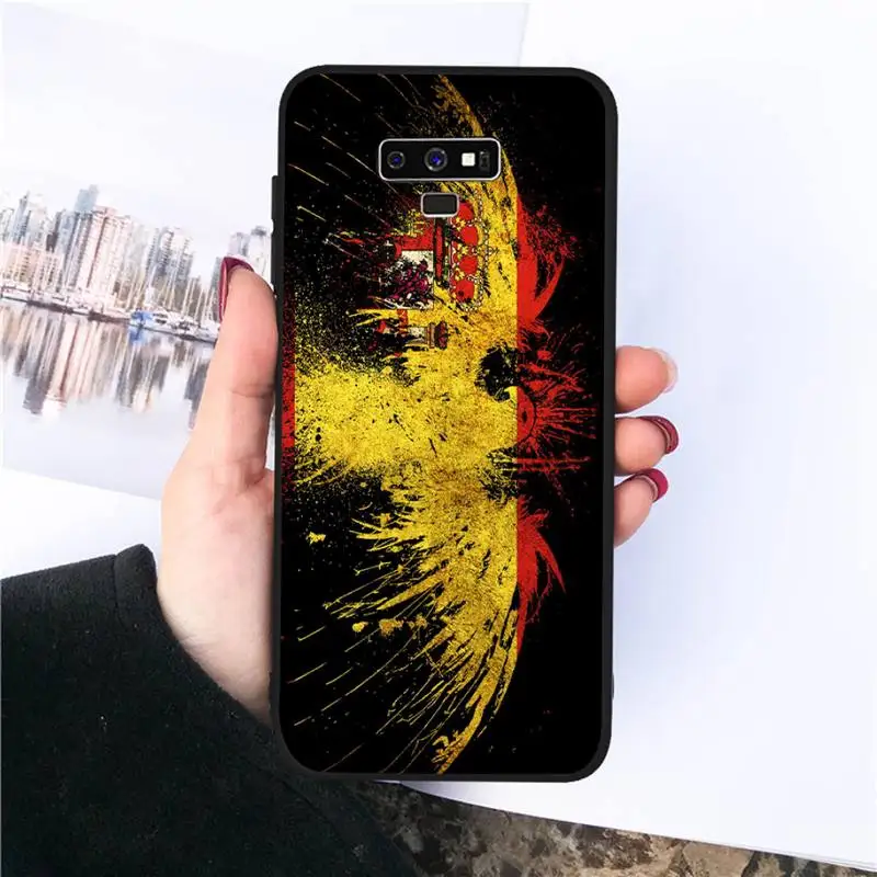 

pain Spanish flag Phone Case For Samsung S20 Ultra S7 edge S8 S9 S10 plus note9 10 20 A50 51 71