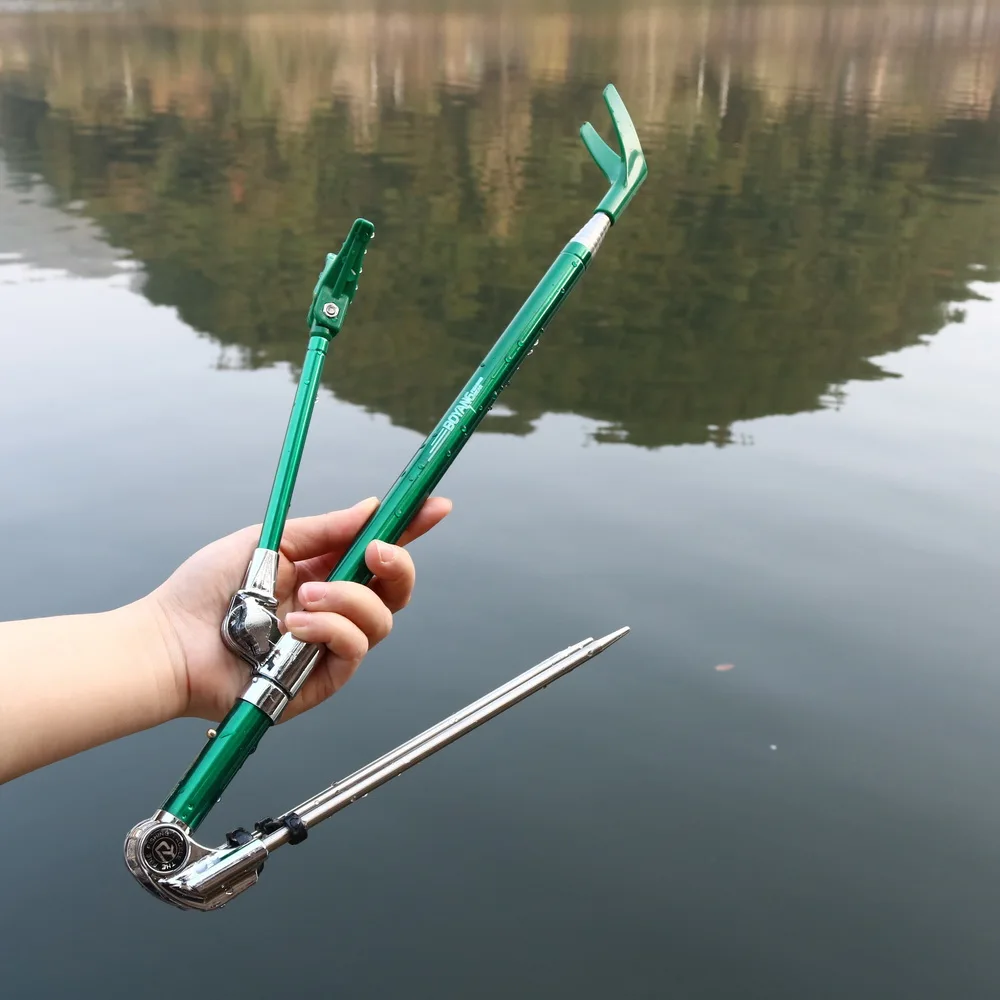 

Fishing Equipment Telescopic Fishing Rods Holder Folding Stainless Steel Hand Rod Holder Use 2018 New 1.5M 1.7M 2.1M 2.3M