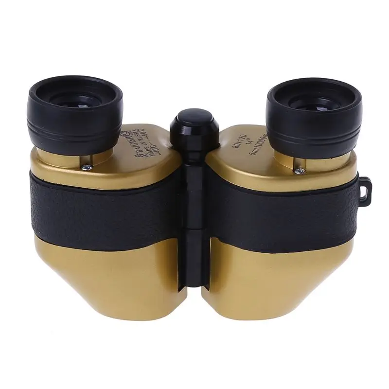 

80x120 Spotting LED Scope Binoculars Telescope Optical Zoom 5m-10000M Gold New