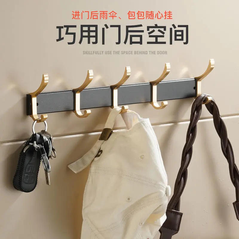 

Hook Strong Viscose Wall Free Punching Hooks Living Room Hangers Row Hooks Wall Coat Hooks Wall Hook