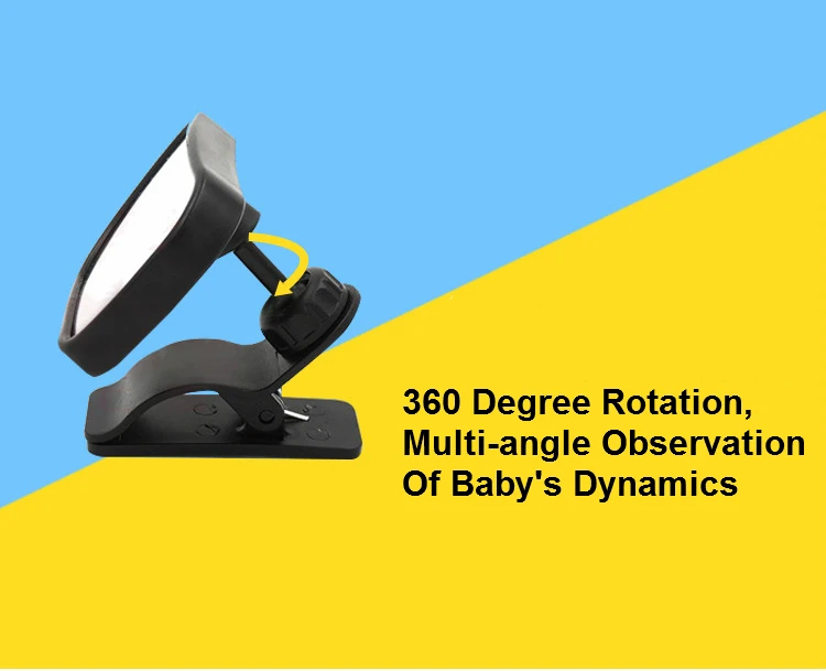 Безопасное Автомобильное зеркало заднего вида регулируемое с выпуклым