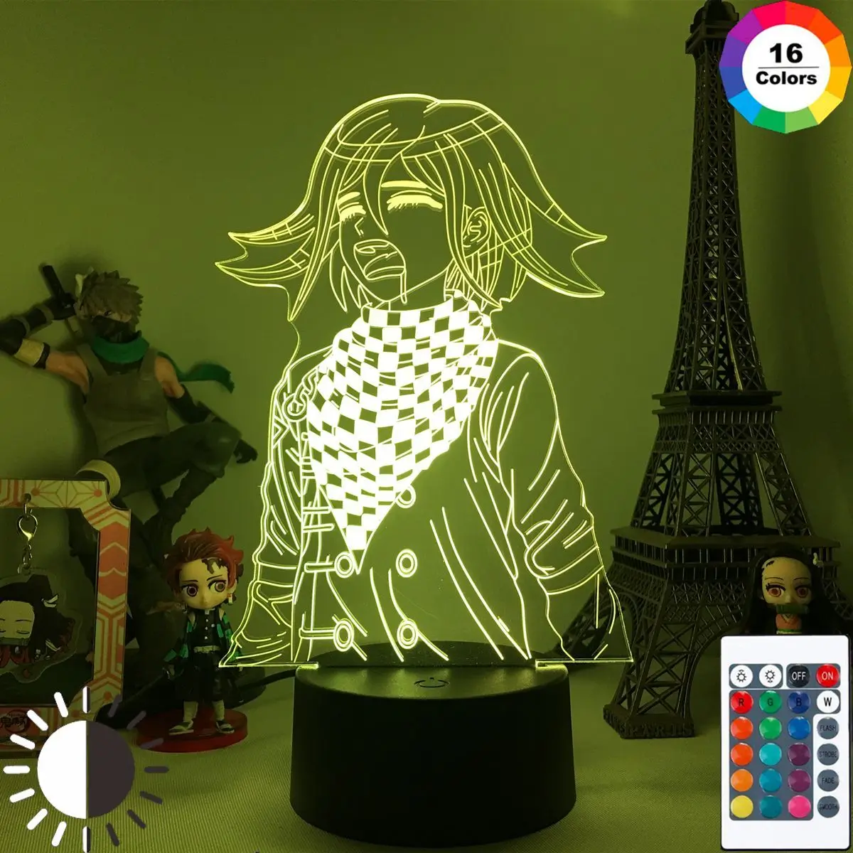 

Led Night Light Lamp Danganronpa Kokichi Oma for Bedroom Decoration Kids Gift Danganronpa Acrylic 3d Lamp Kokichi Oma