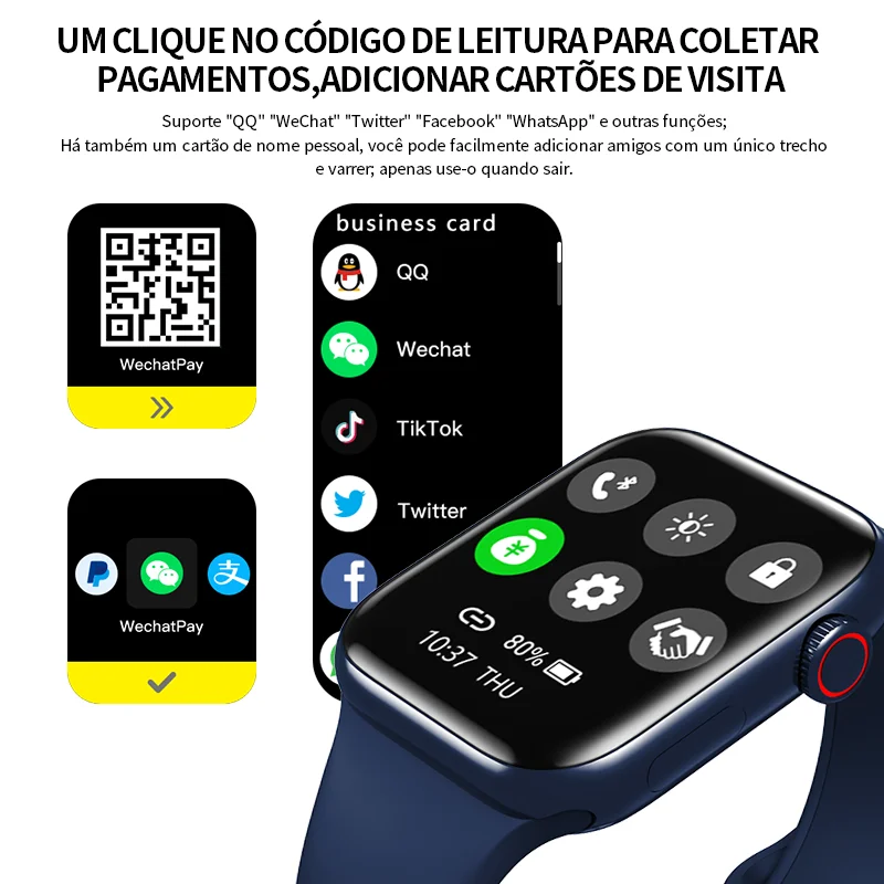 new hw56 plus smart watch 2021 bluetooth call 1 77 inch split screen password sports smartwatch for apple huawei pk iwo13 hw22 free global shipping