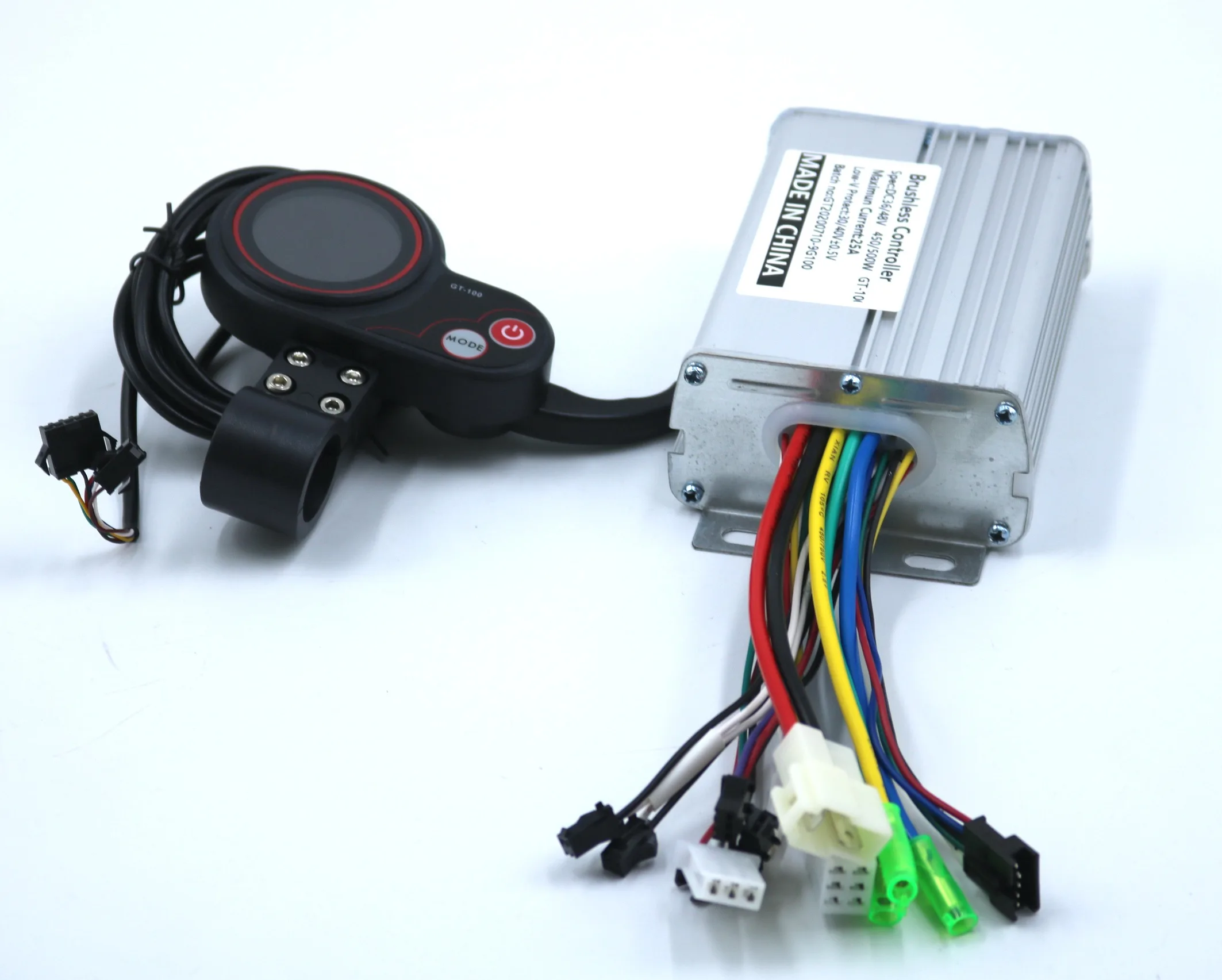 GREENTIME 36V/48V/52V/60V 500W 25A BLDC Электрический контроллер для мотороллера е байка с